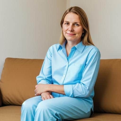 Imagem de uma profissional de saúde conversando com paciente, discutindo documentos clínicos em ambiente hospitalar.