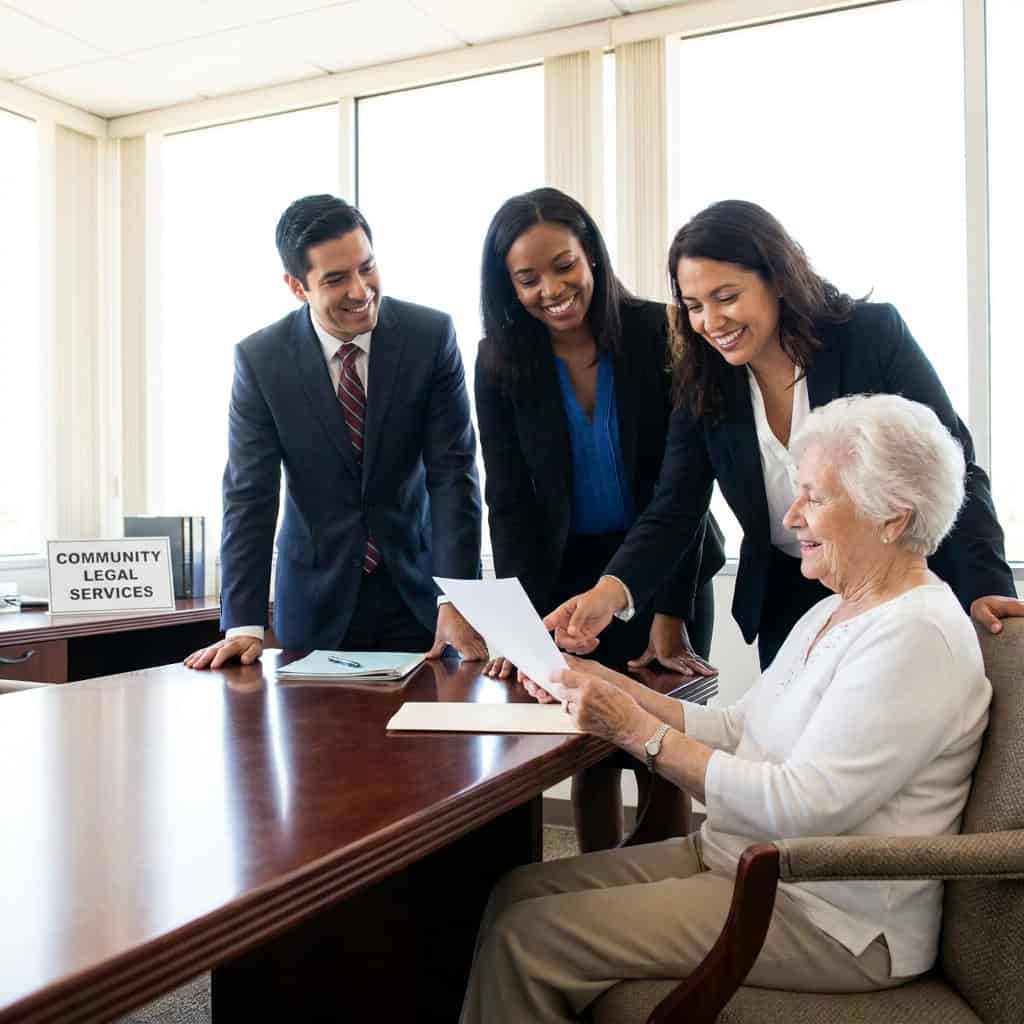 Imagem de uma profissional de saúde conversando com paciente, discutindo documentos clínicos em ambiente hospitalar.